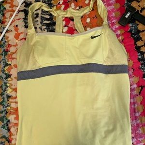 Yellow Nike tank